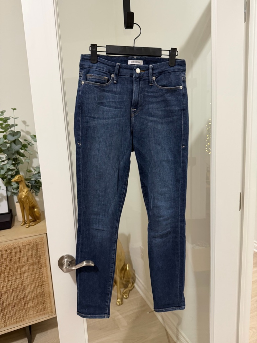 Good American Dark Blue Skinny Jeans 4/27